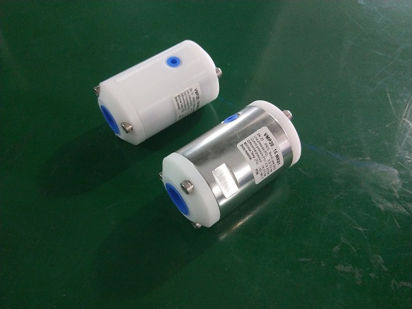 Diamond wire cutting machine pinch valve